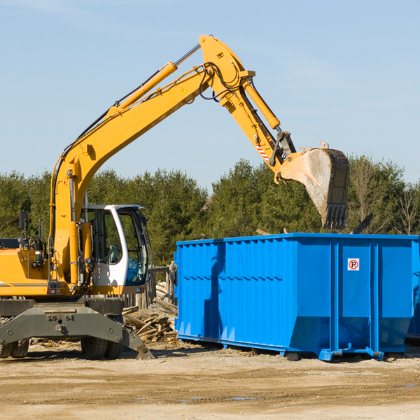 can i rent a residential dumpster for a construction project in Amity Gardens